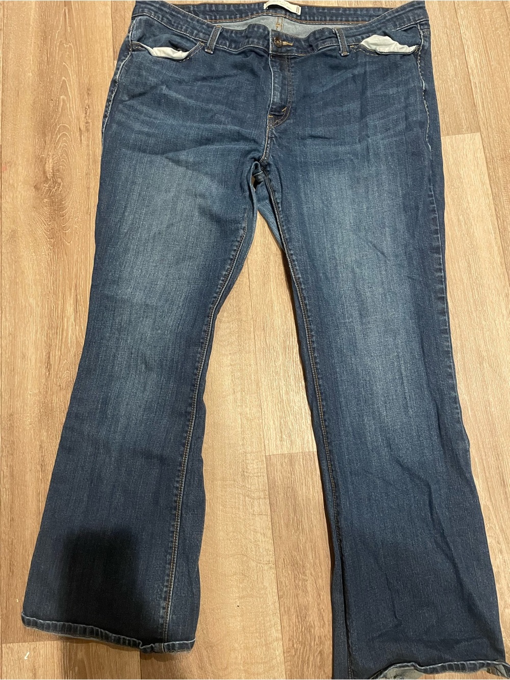 Levi's Women's Dark Blue Flare Jeans